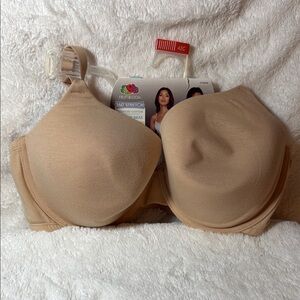 Fruit of the Loom Tan T-Shirt Bra Molded Cup Intimates